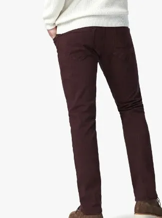 34 Heritage Cool Slim Leg Pants in Merlot Diagonal