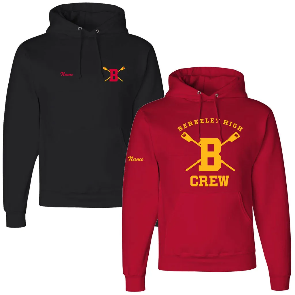 50/50 Hooded Berkeley High Crew Pullover Sweatshirt