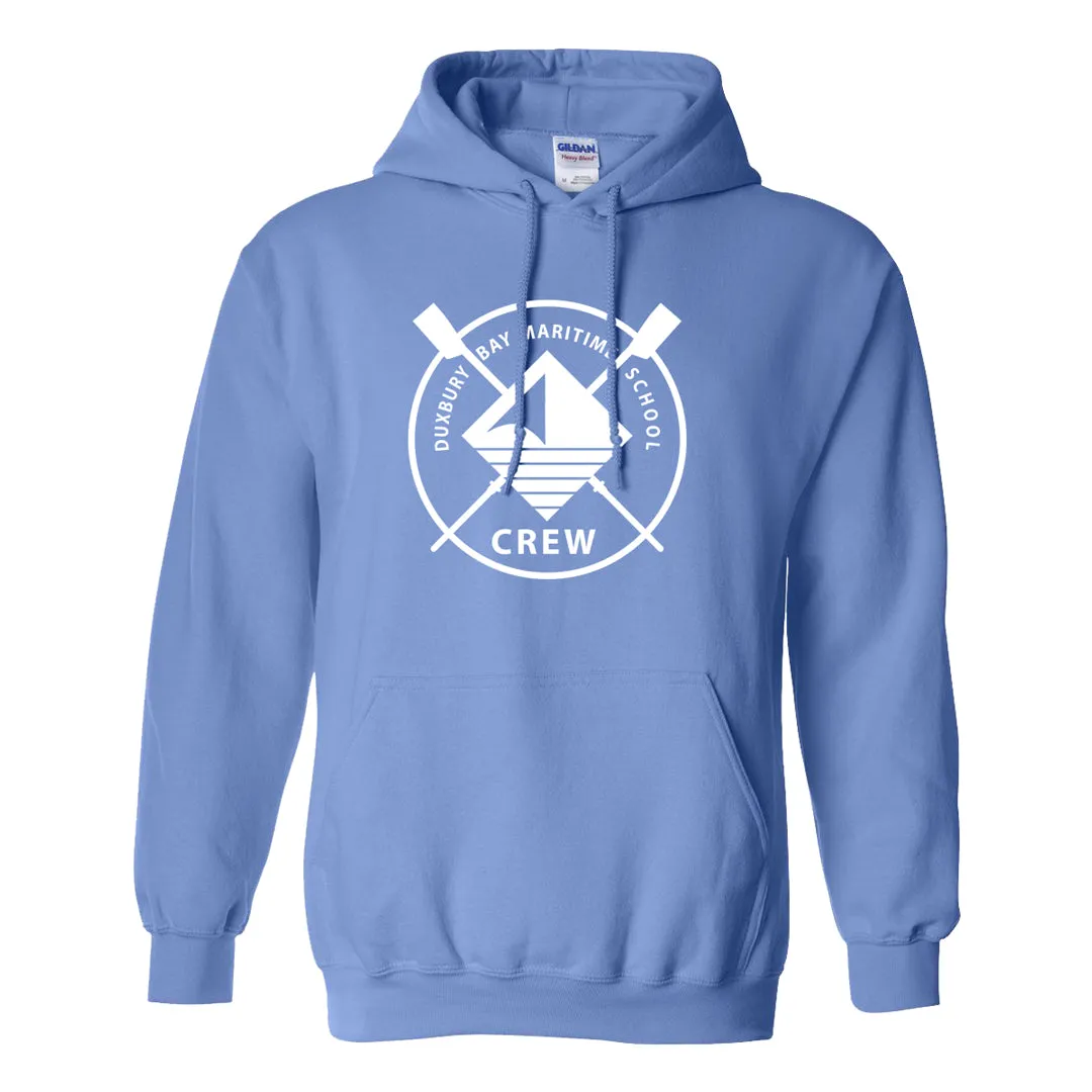 50/50 Hooded Duxbury Bay Maritime School Crew Pullover Sweatshirt