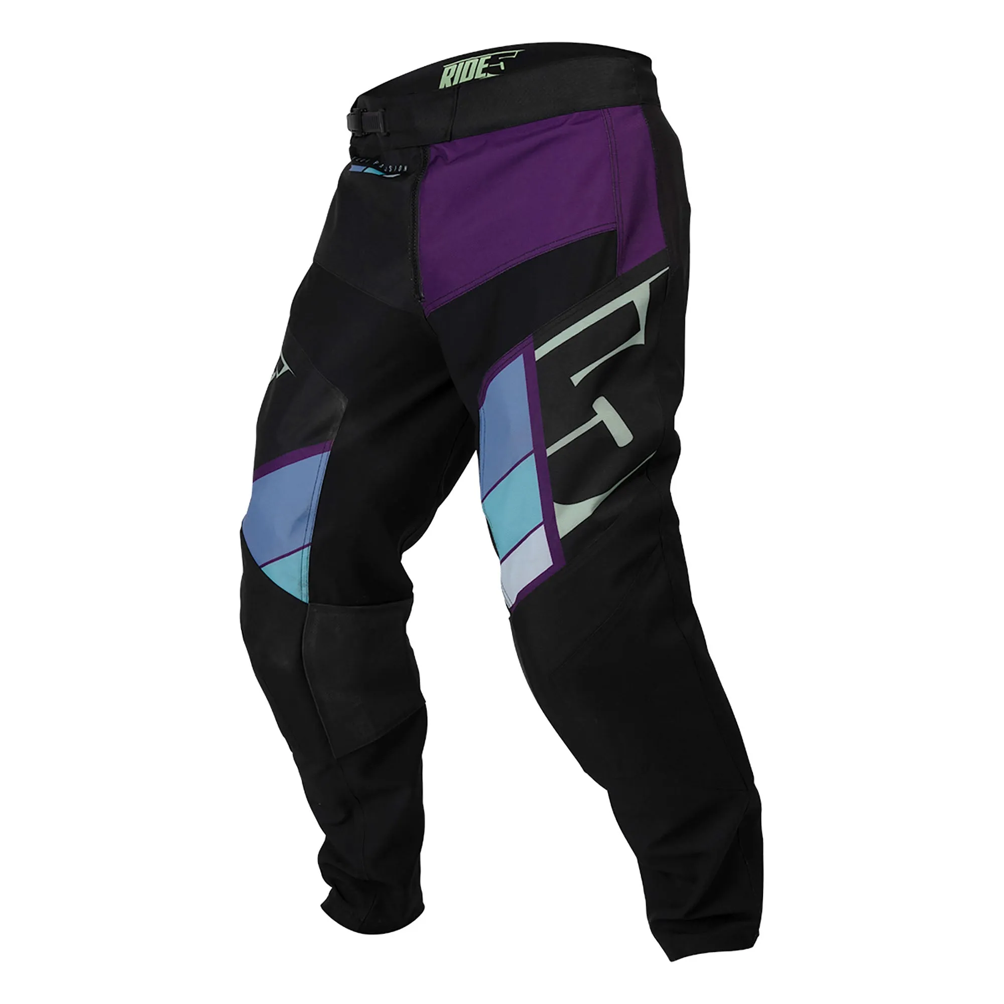 509  Ride 5 ITB Pants Breathable Vented Durable Leather Knee Overlay Ultraviolet