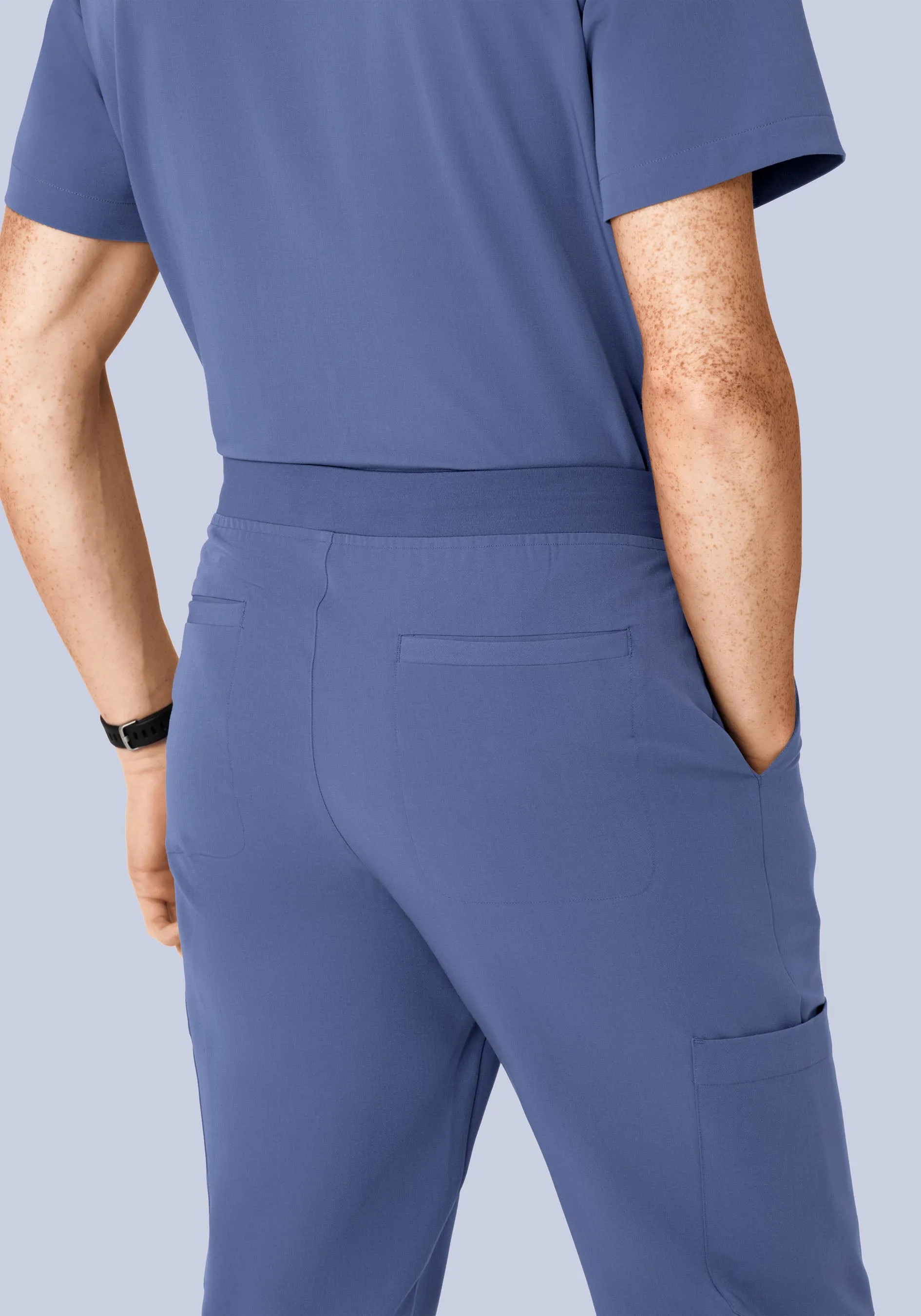 7 Pocket Joggers Deep Periwinkle