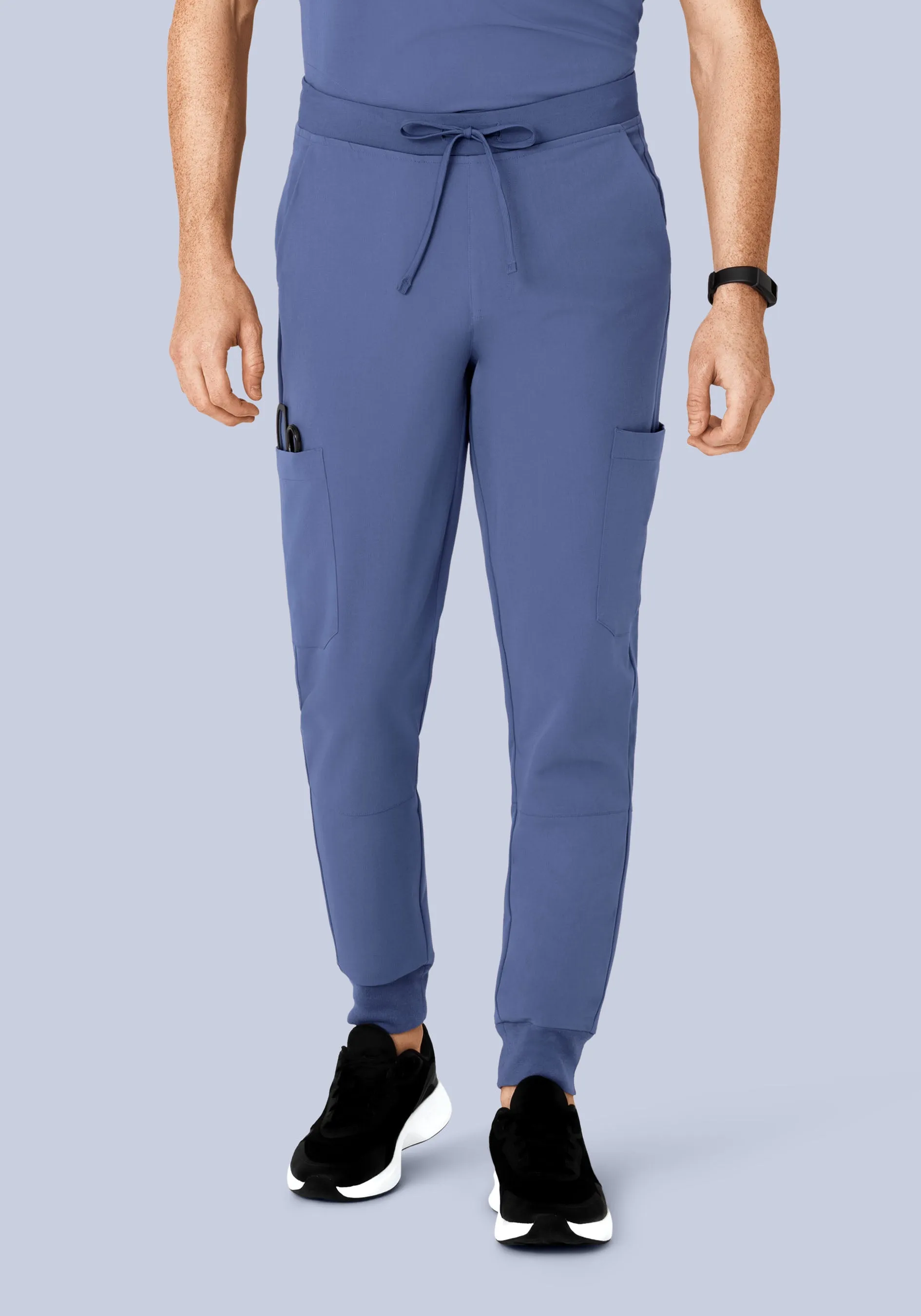 7 Pocket Joggers Deep Periwinkle