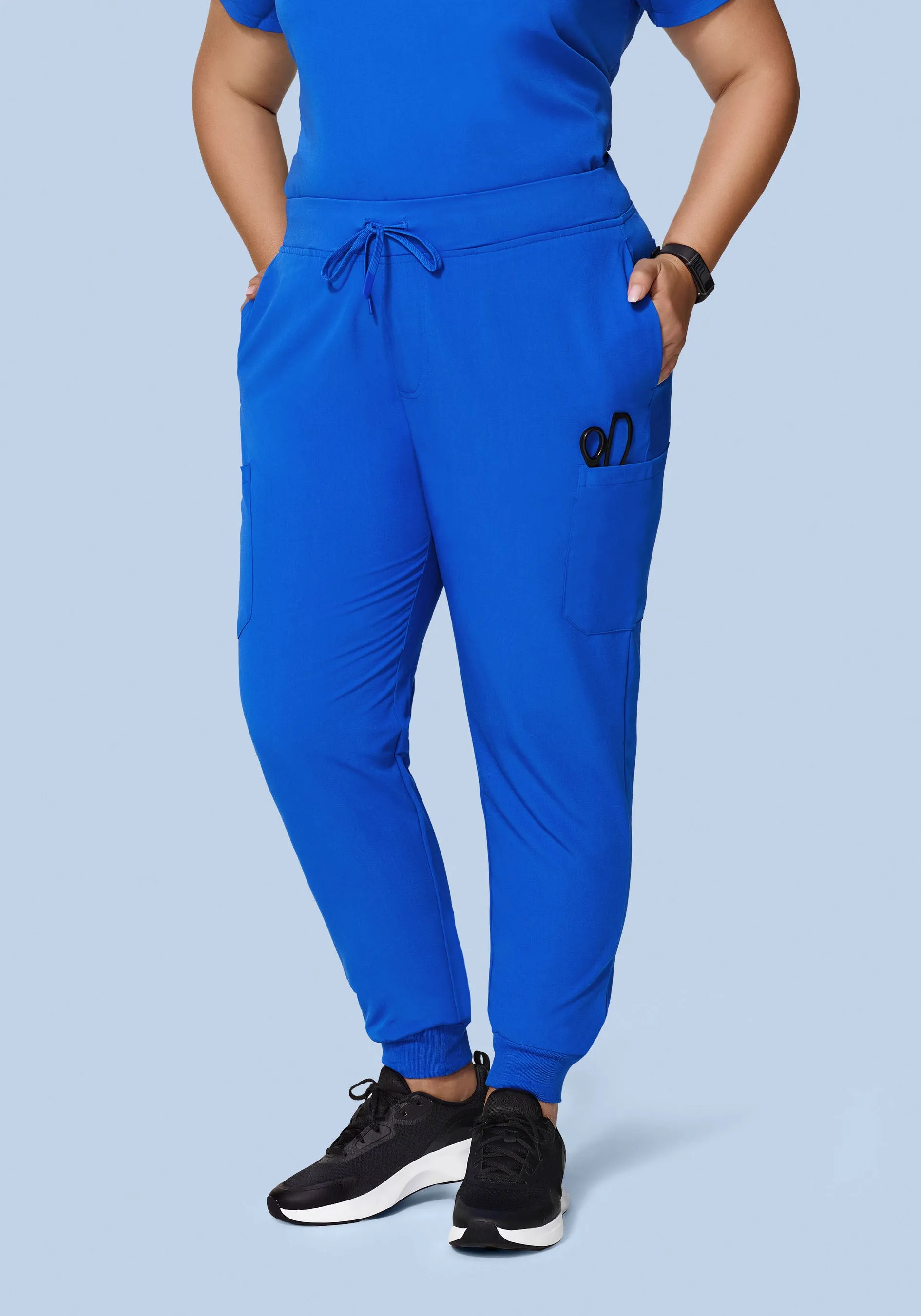 9 Pocket Joggers Royal Blue