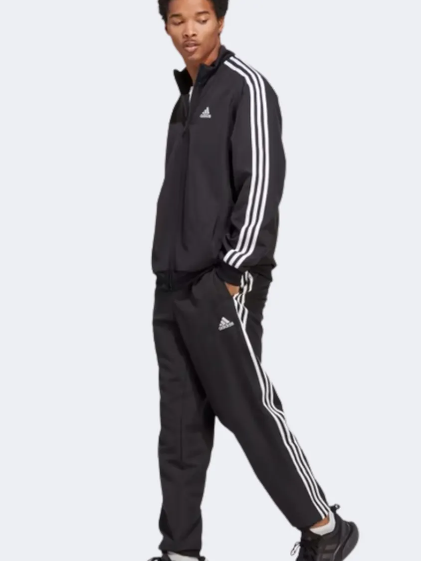 Adidas 3 Stripes Men Sportswear Suit Black