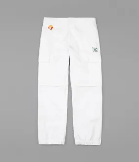 Adidas TJ Cargo Pants - White / Collegiate Green