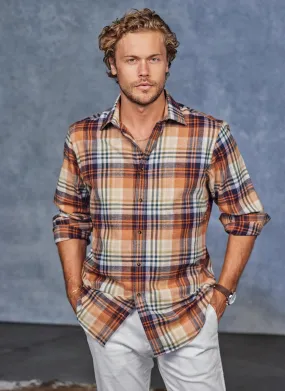 Alexander Sport Shirt in Big Multi Plaid