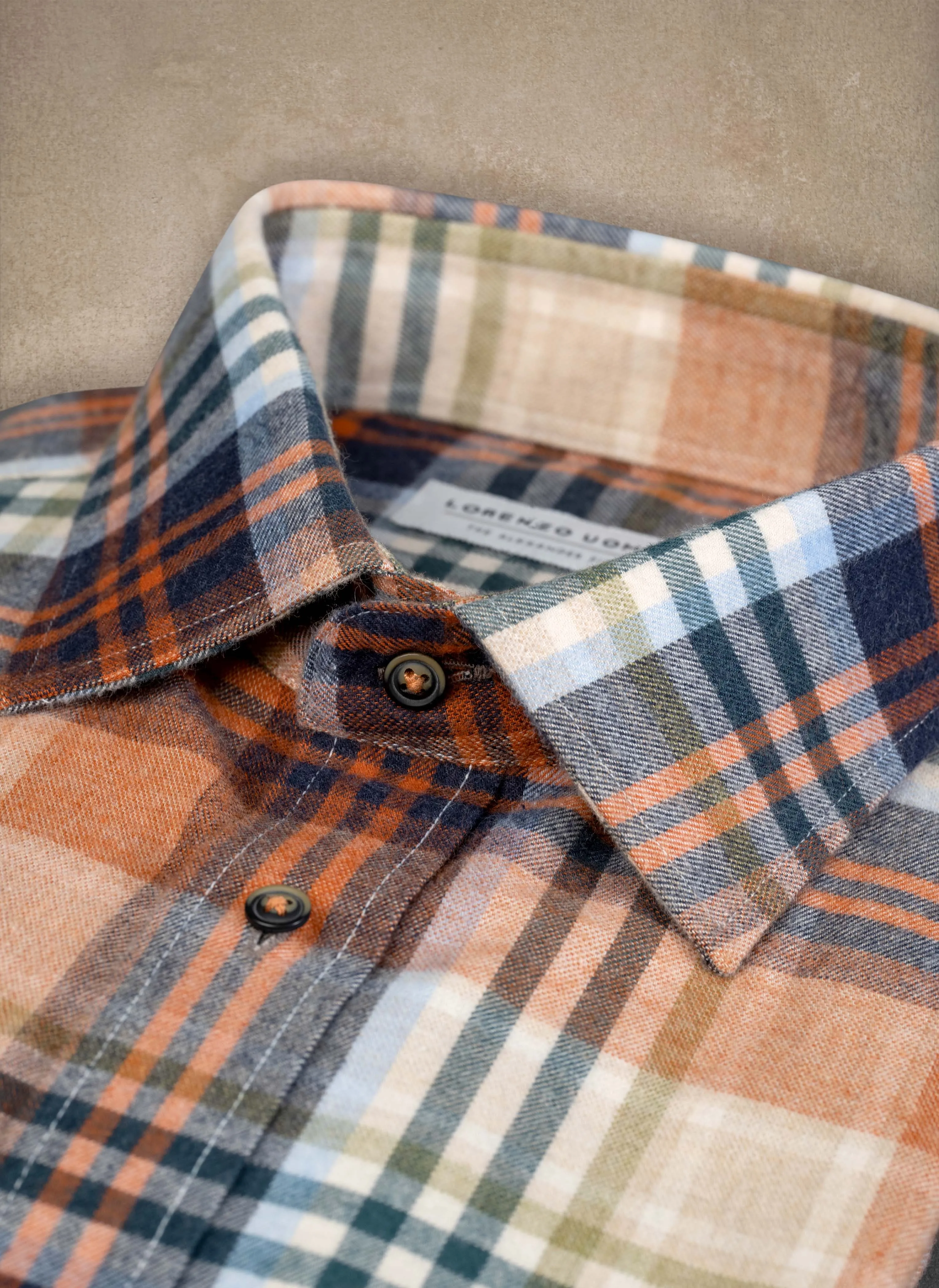 Alexander Sport Shirt in Big Multi Plaid