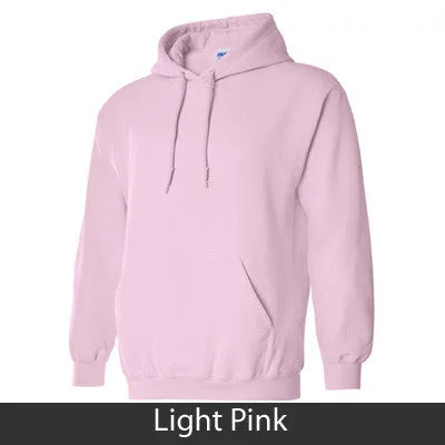 Alpha Epsilon Phi Hooded Sweatshirt - Gildan 18500 - TWILL