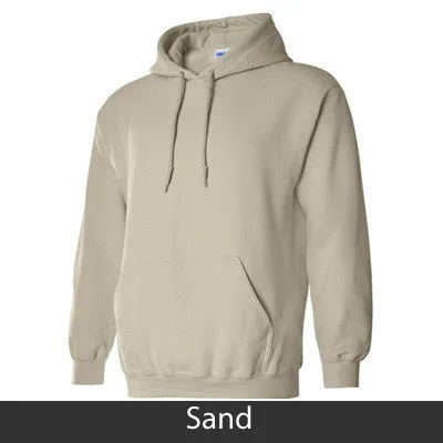 Alpha Epsilon Phi Hooded Sweatshirt - Gildan 18500 - TWILL