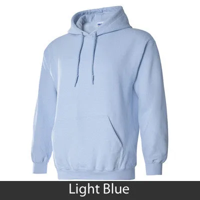 Alpha Epsilon Phi Hooded Sweatshirt - Gildan 18500 - TWILL