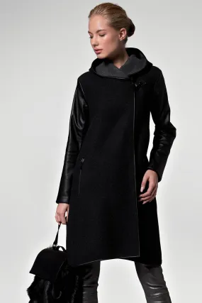 Anthracite Grey Wool Coat