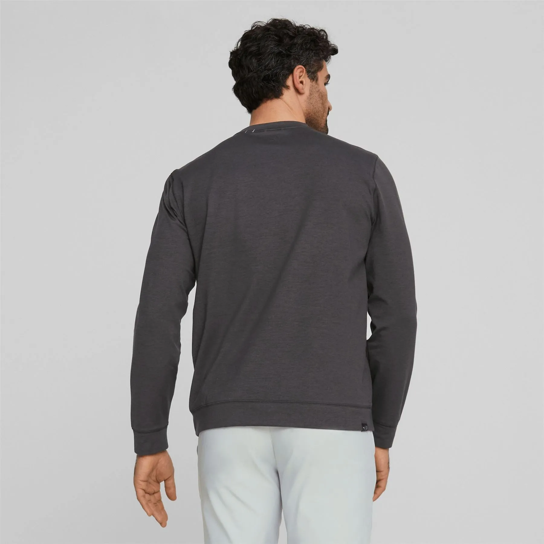 AP Cloudspun Heather Crewneck Black - SS23