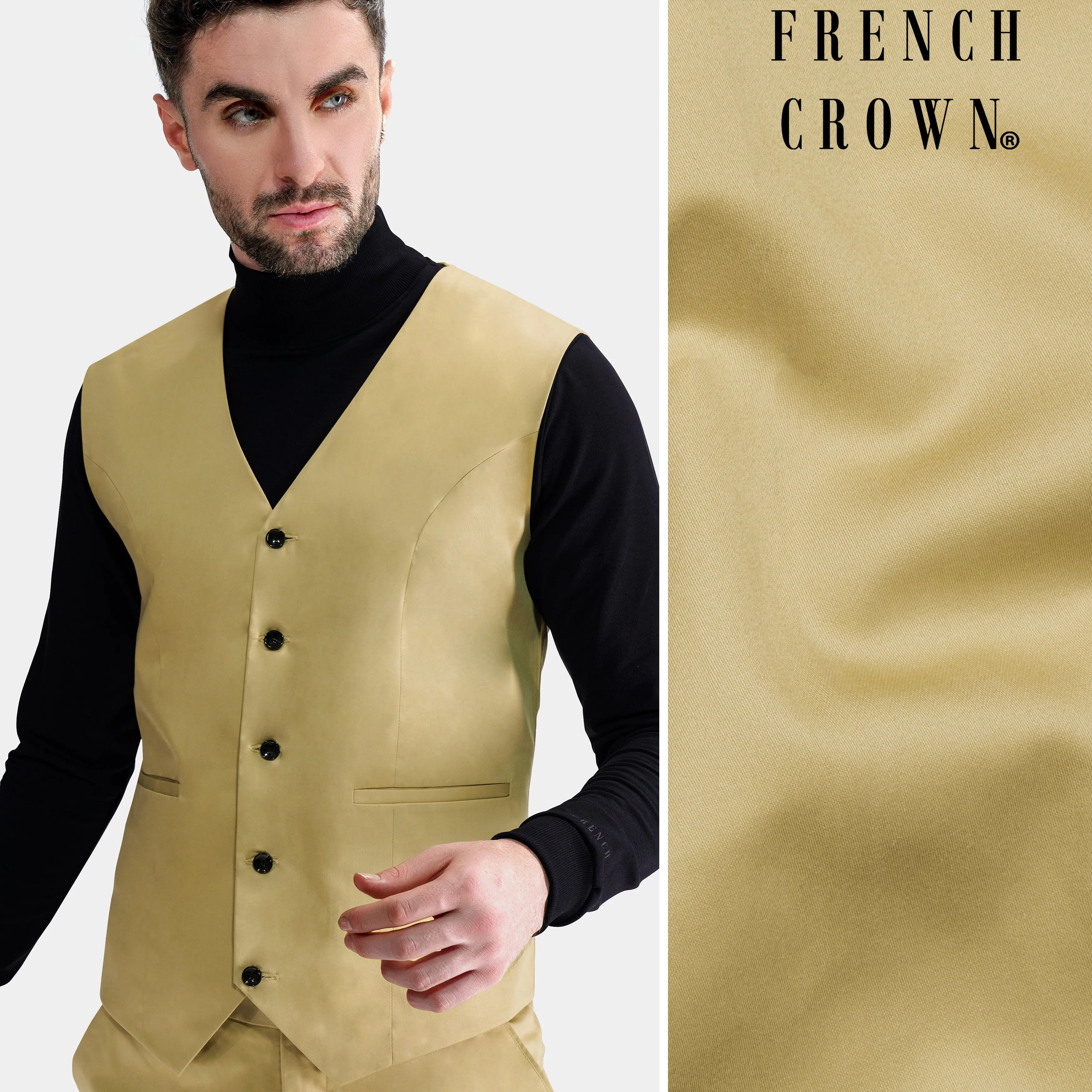 Apache Brown Premium Cotton Waistcoat