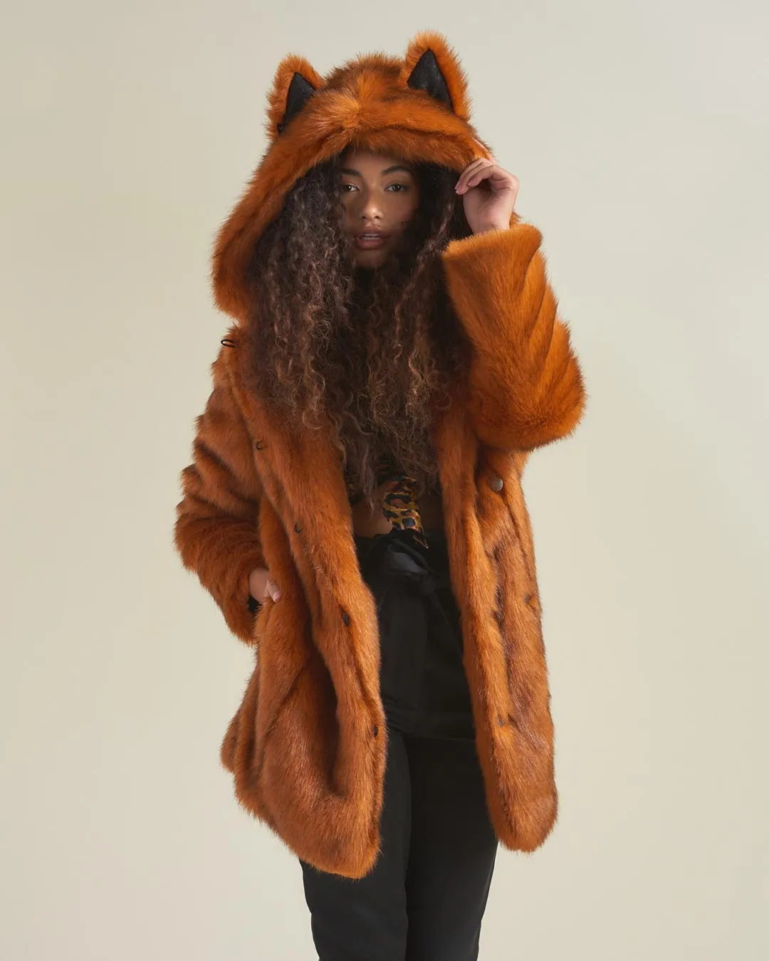 Artist Edition VAMP Wolf Classic Faux Fur Coat | Women's