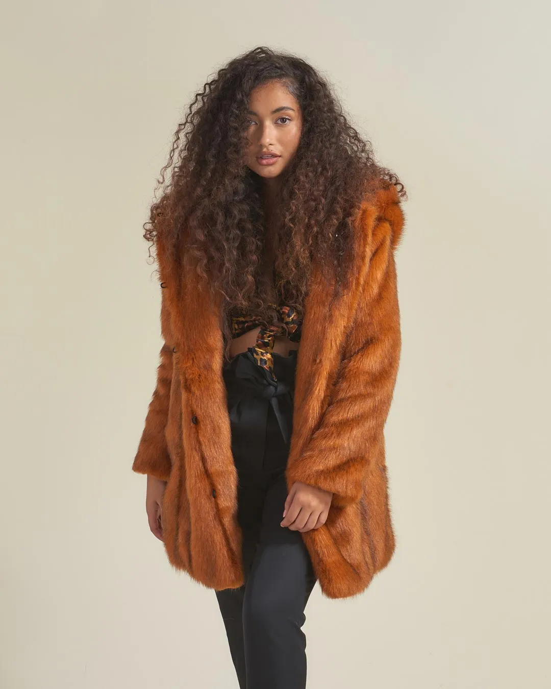 Artist Edition VAMP Wolf Classic Faux Fur Coat | Women's