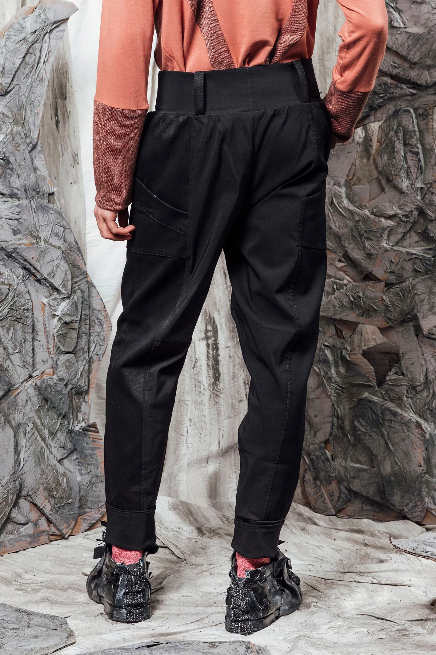 AW24 CORTEZ SLIM PANTS - OBSIDIAN