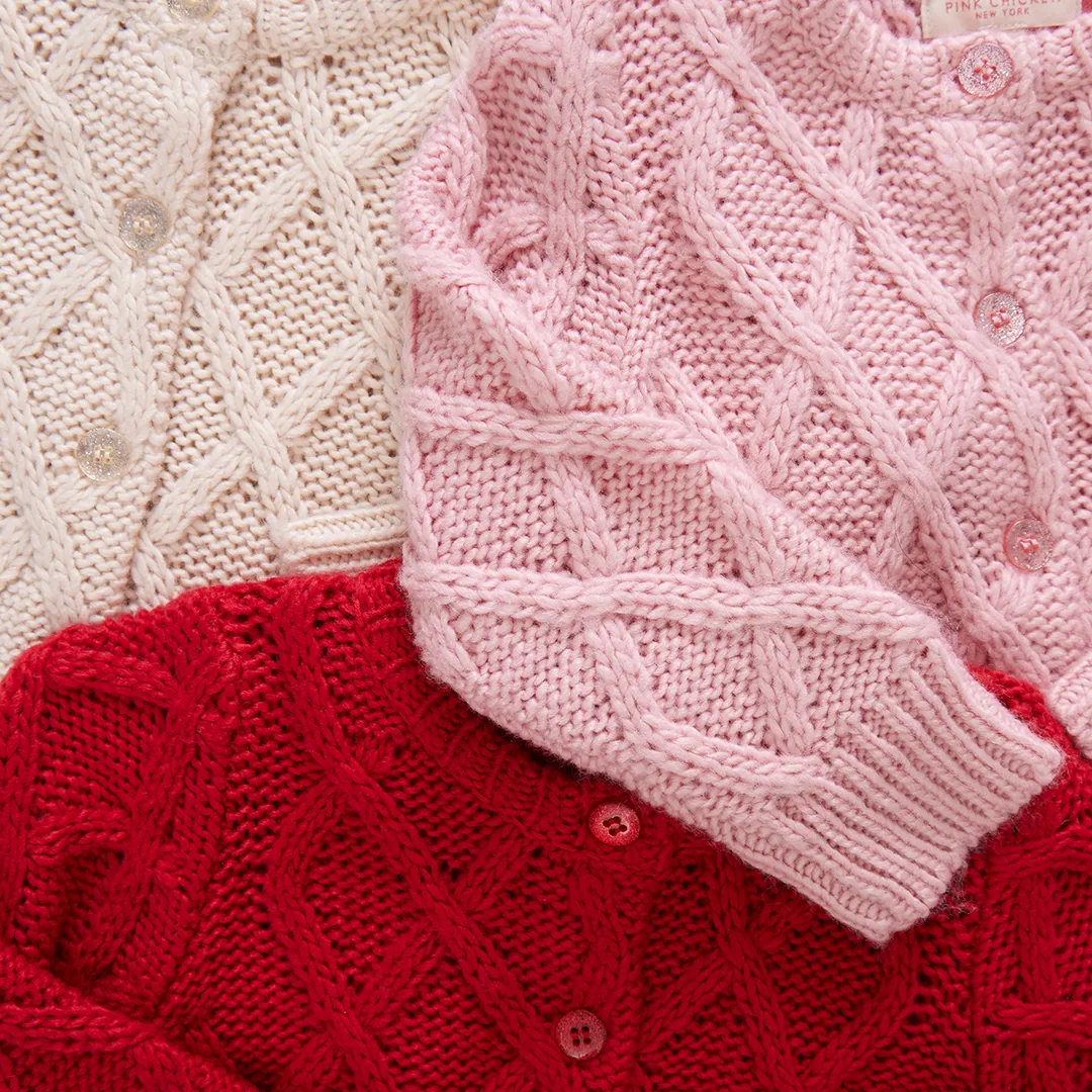 Baby Girls Katrina Sweater - Pink