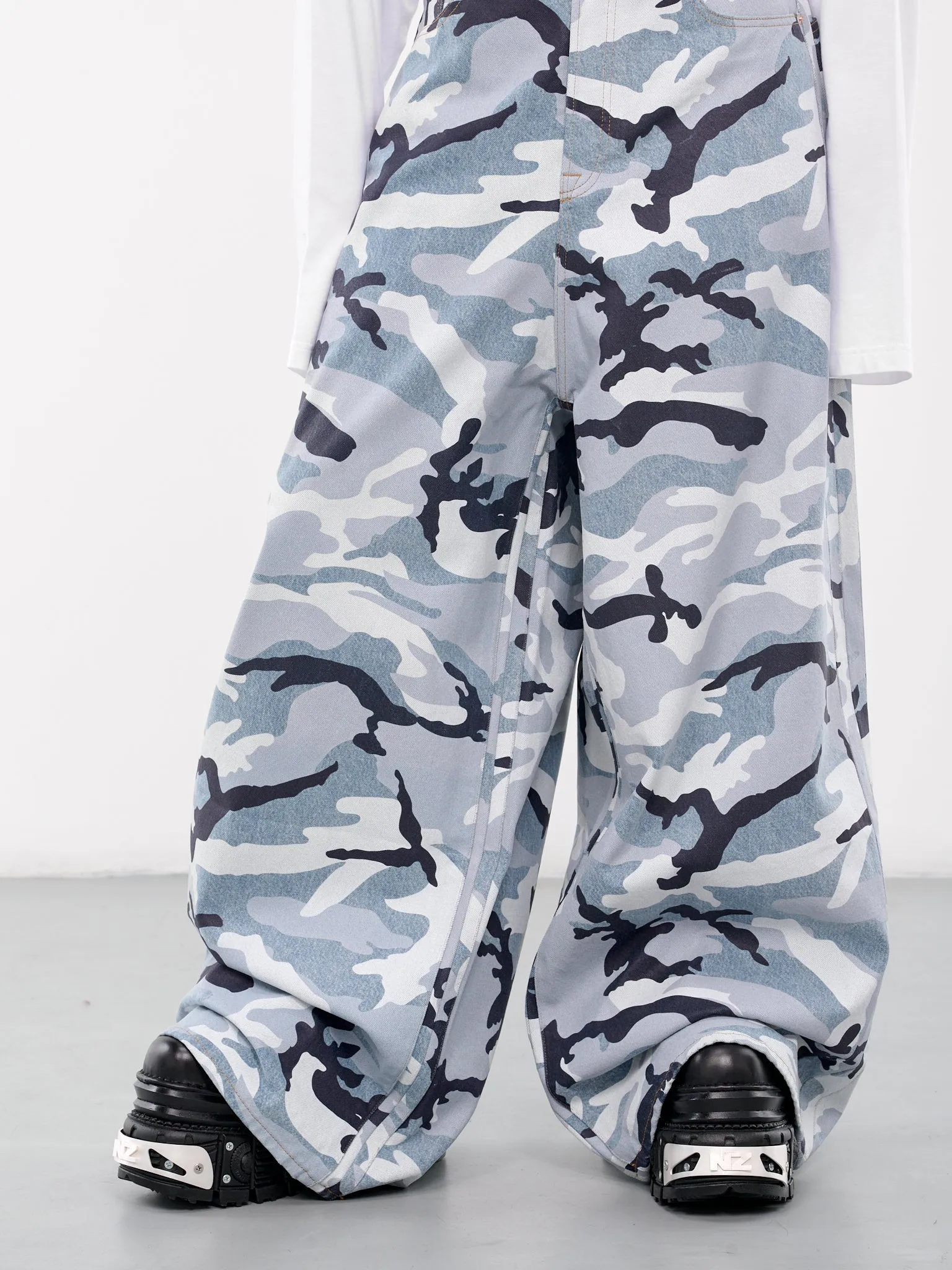 Baggy Camo Jeans(UA65PA850N-BLUE-CAMO-GREY)