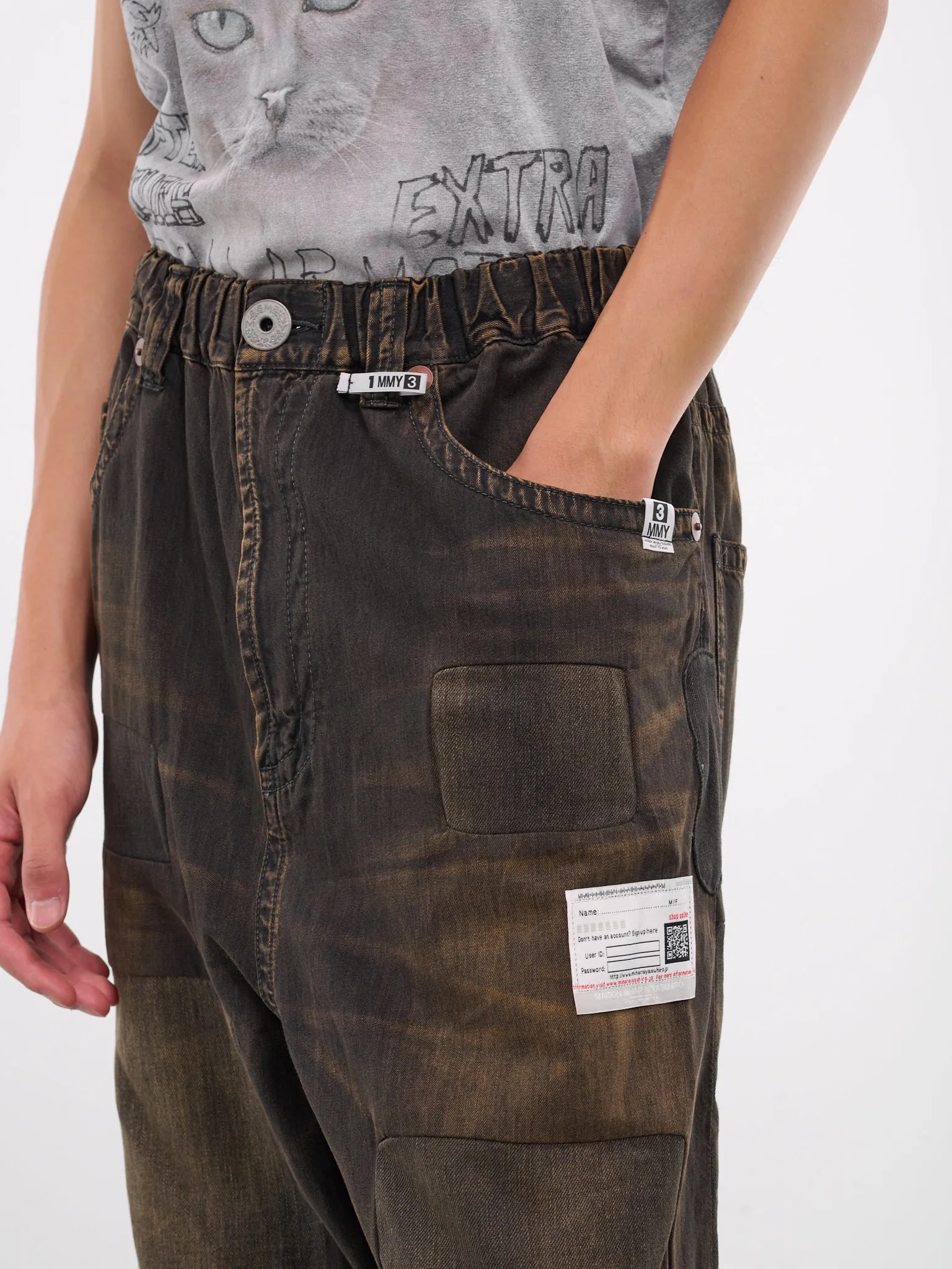 Baggy Jeans (A13PT024-BLACK)