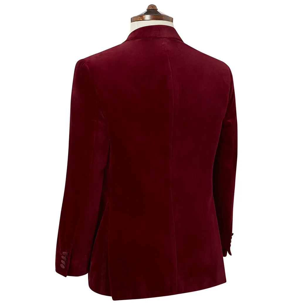 Balinteer Berry Velvet Jacket