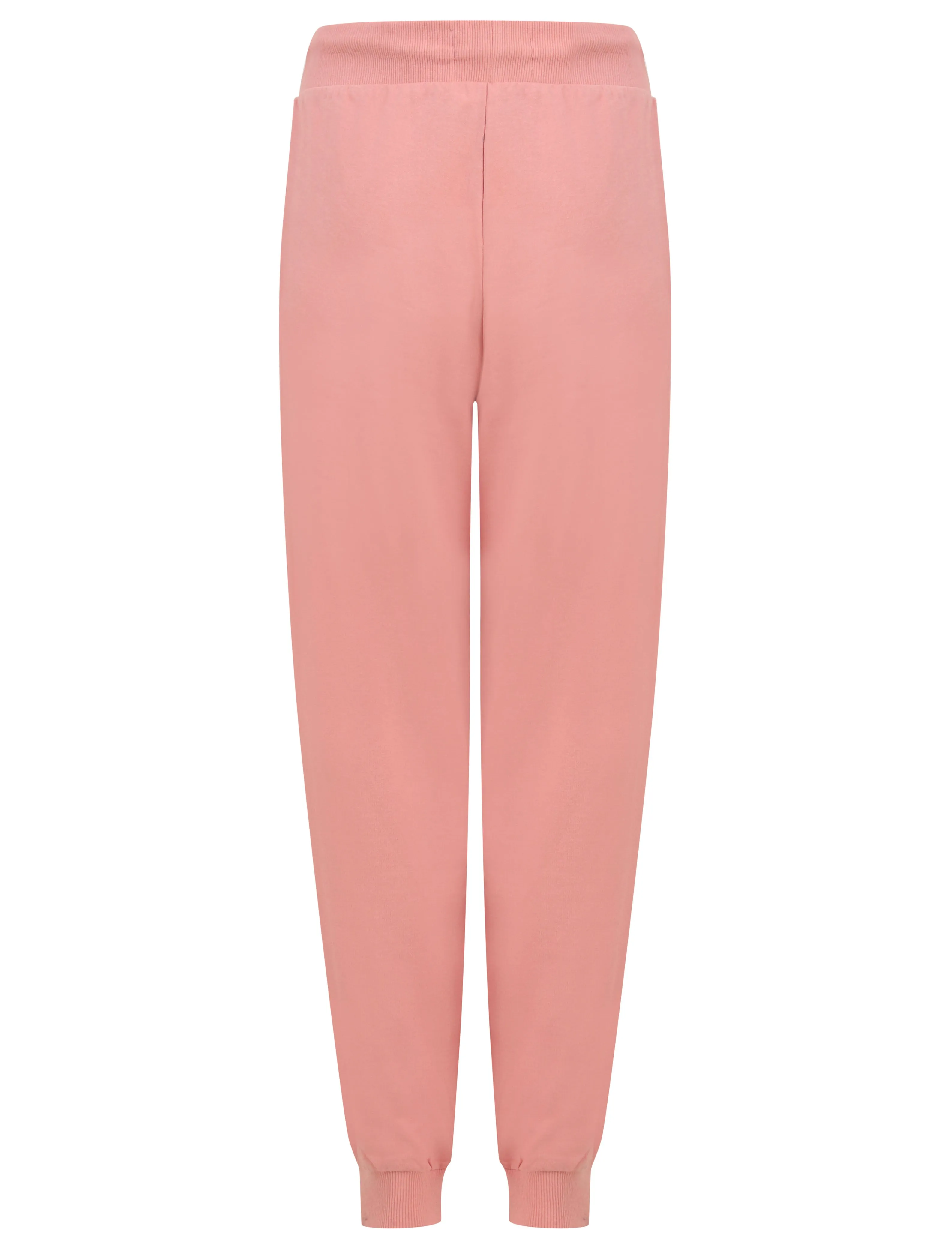 Banya Loopback Fleece Cuffed Joggers in Bridal Rose - Tokyo Laundry