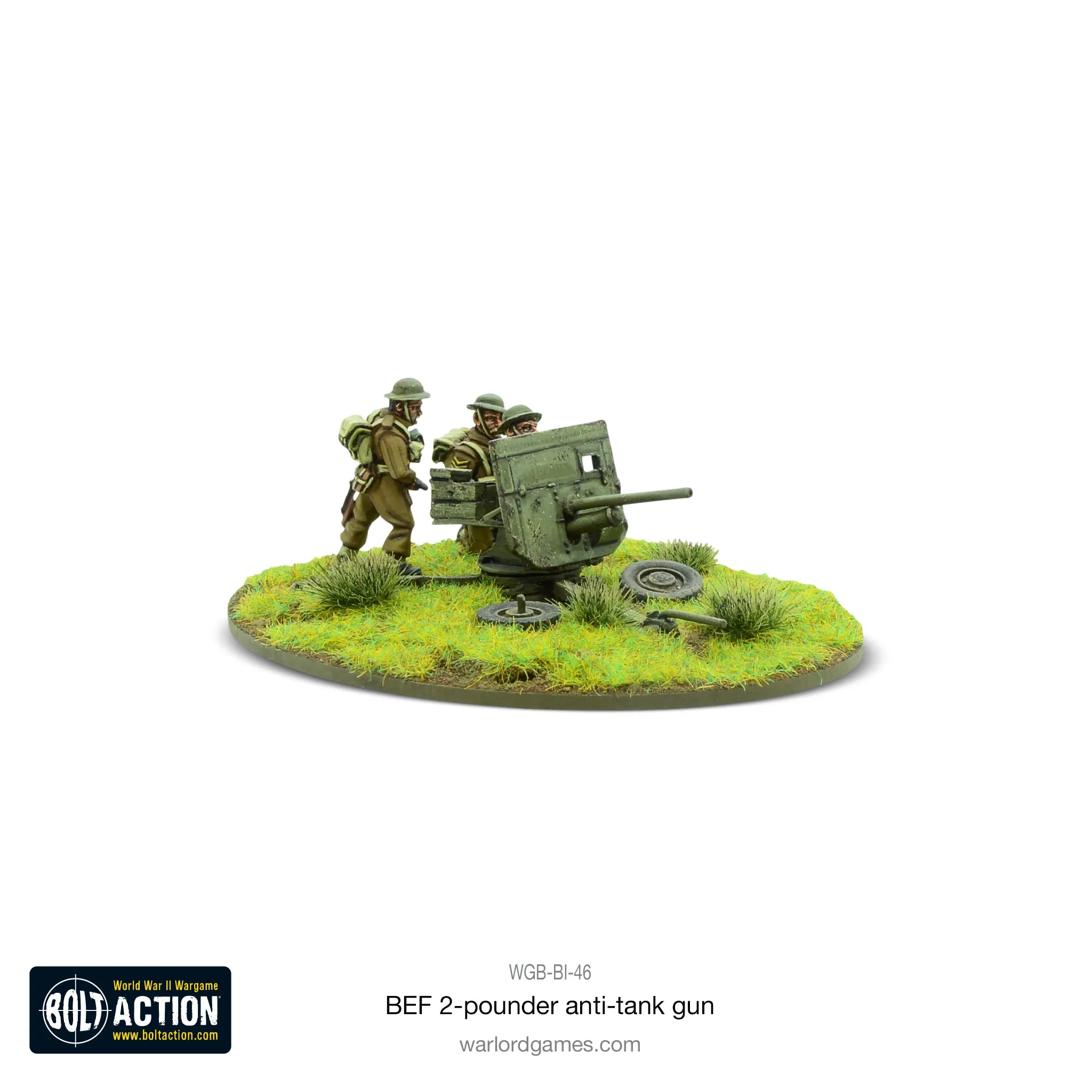 BEF 2 pounder anti-tank gun