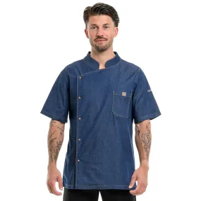 BIEVRE Short Sleeve Denim Kitchen Coat - LAFONT