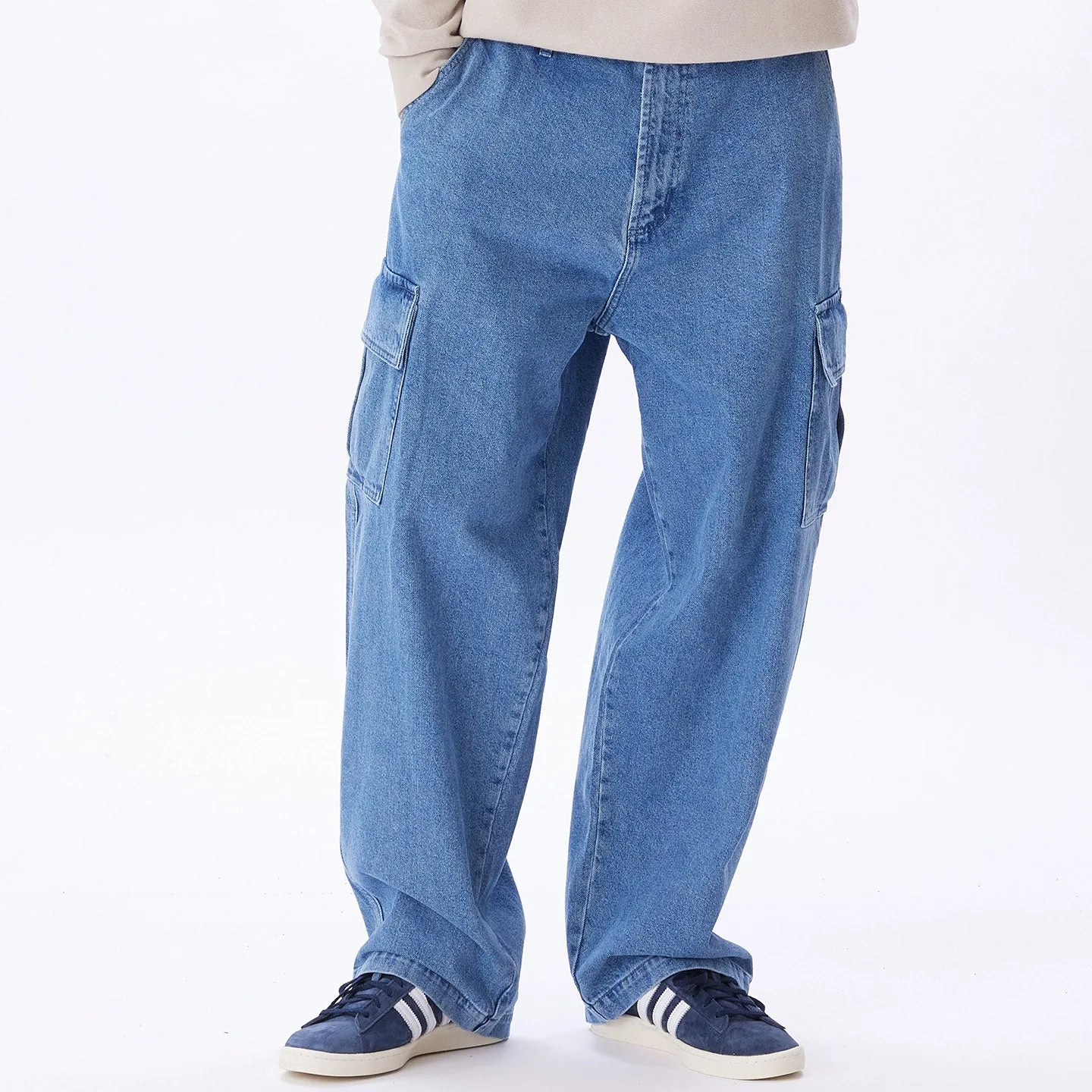 Bigwig cargo denim pant Light indigo