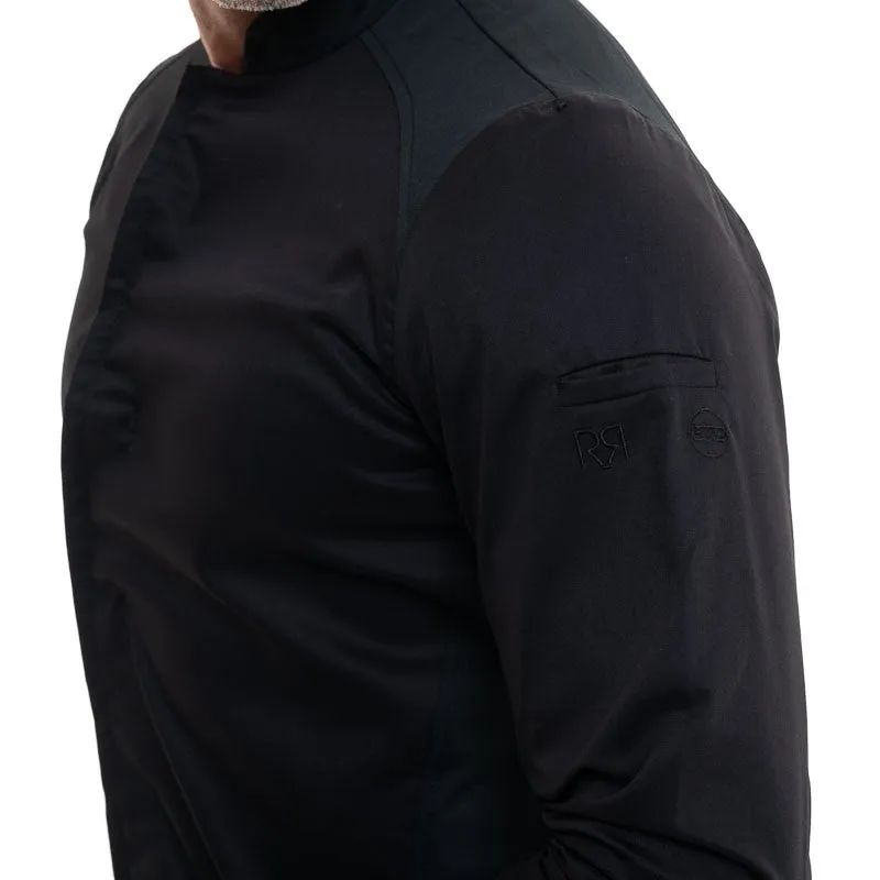 Black Long Sleeve Chef Coat Broto - ROBUR