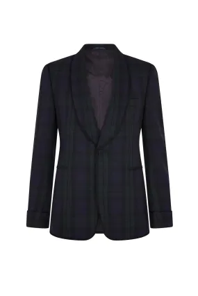 Black Watch Tartan Single Breasted Dinner Jacket