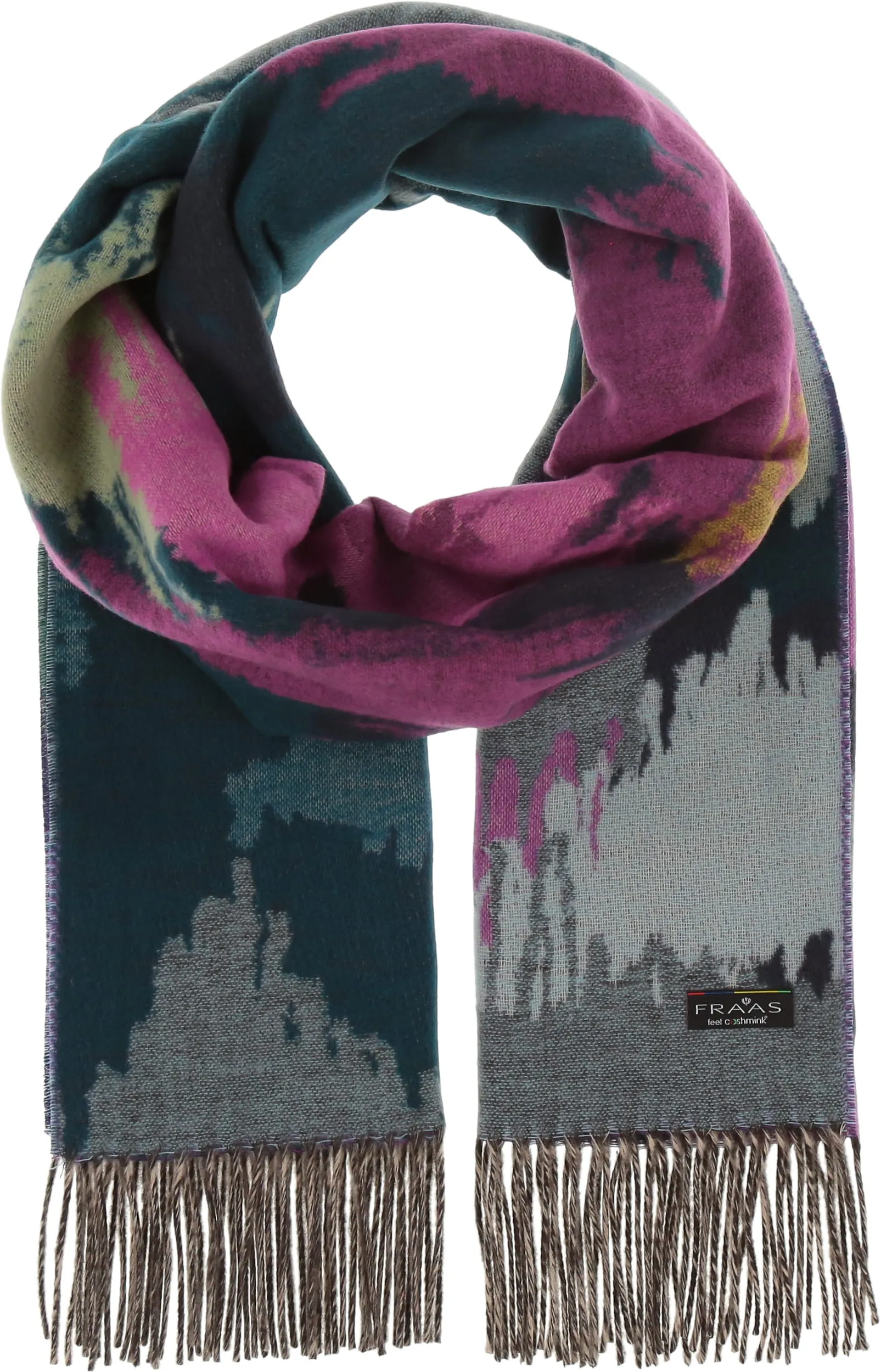 Blurred Floral Oversized Cashmink® Scarf