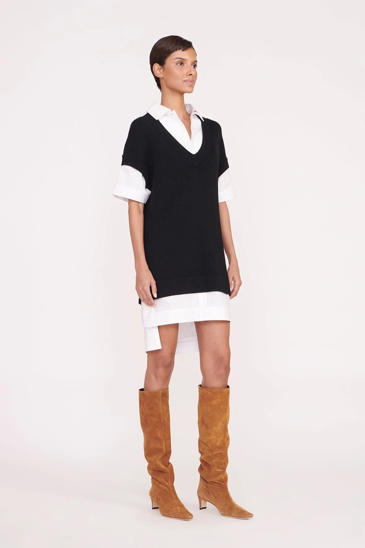 BRIDGET DRESS | BLACK WHITE