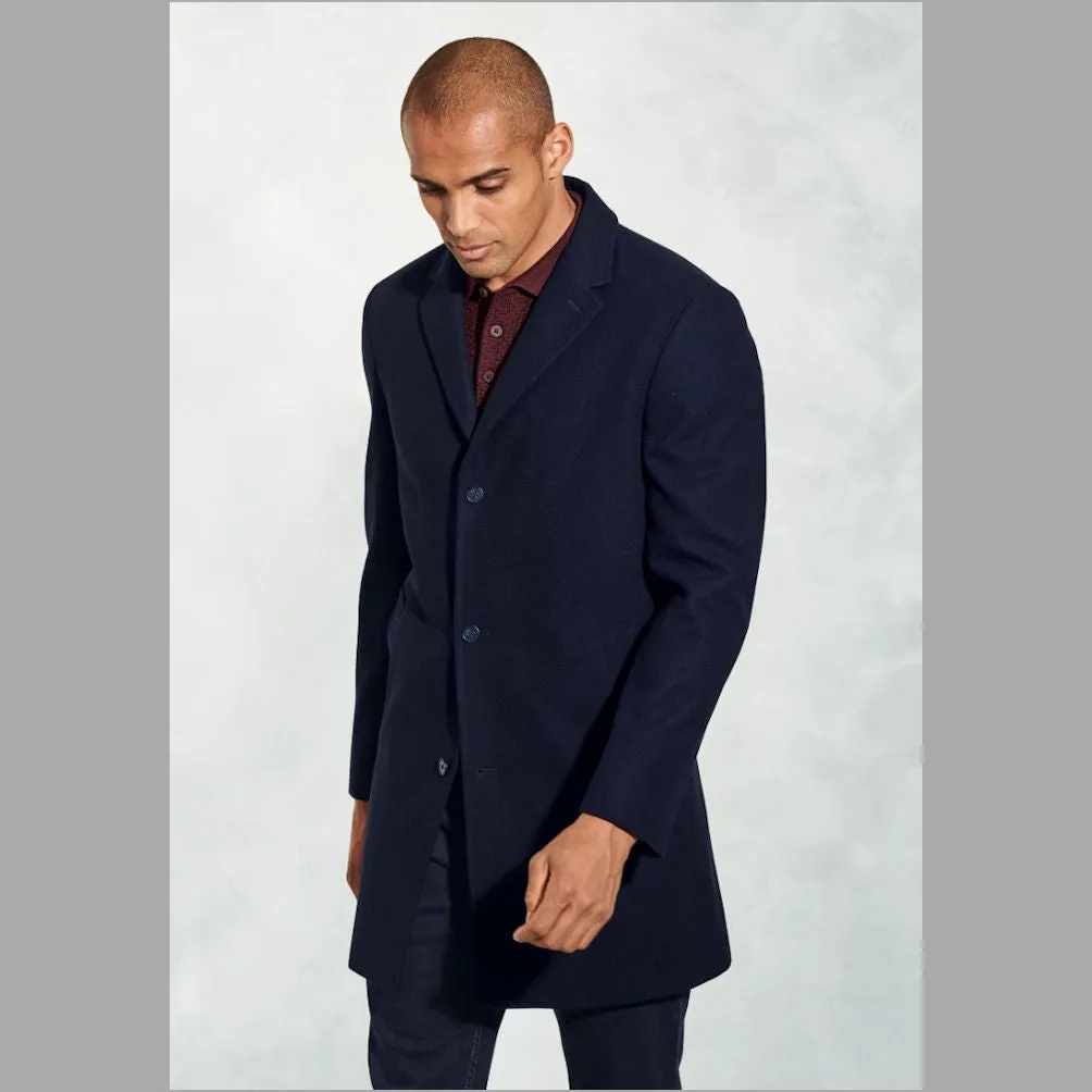 Brook Taverner Hutchinson Navy Car Coat--