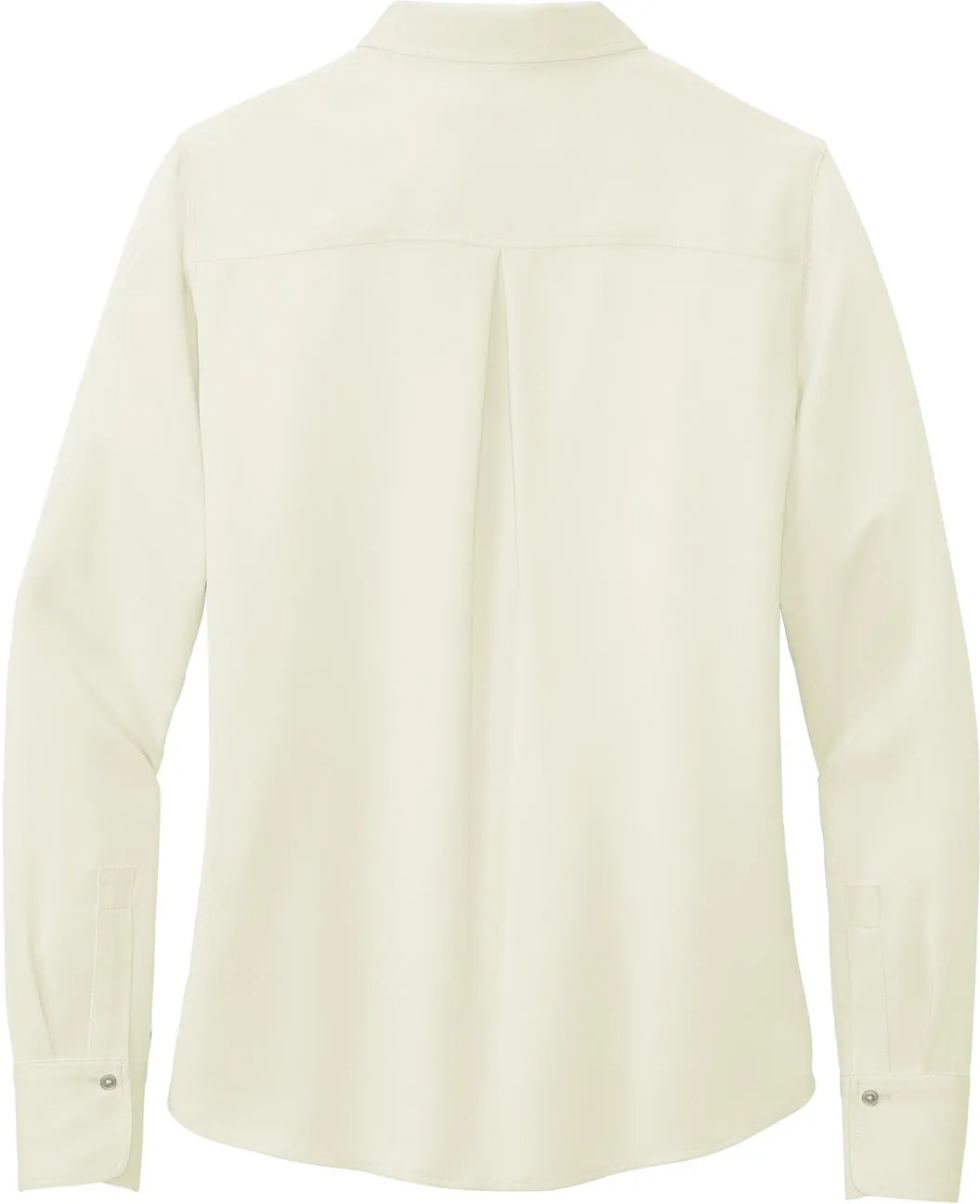 Brooks Brothers Ladies Full-Button Satin Blouse