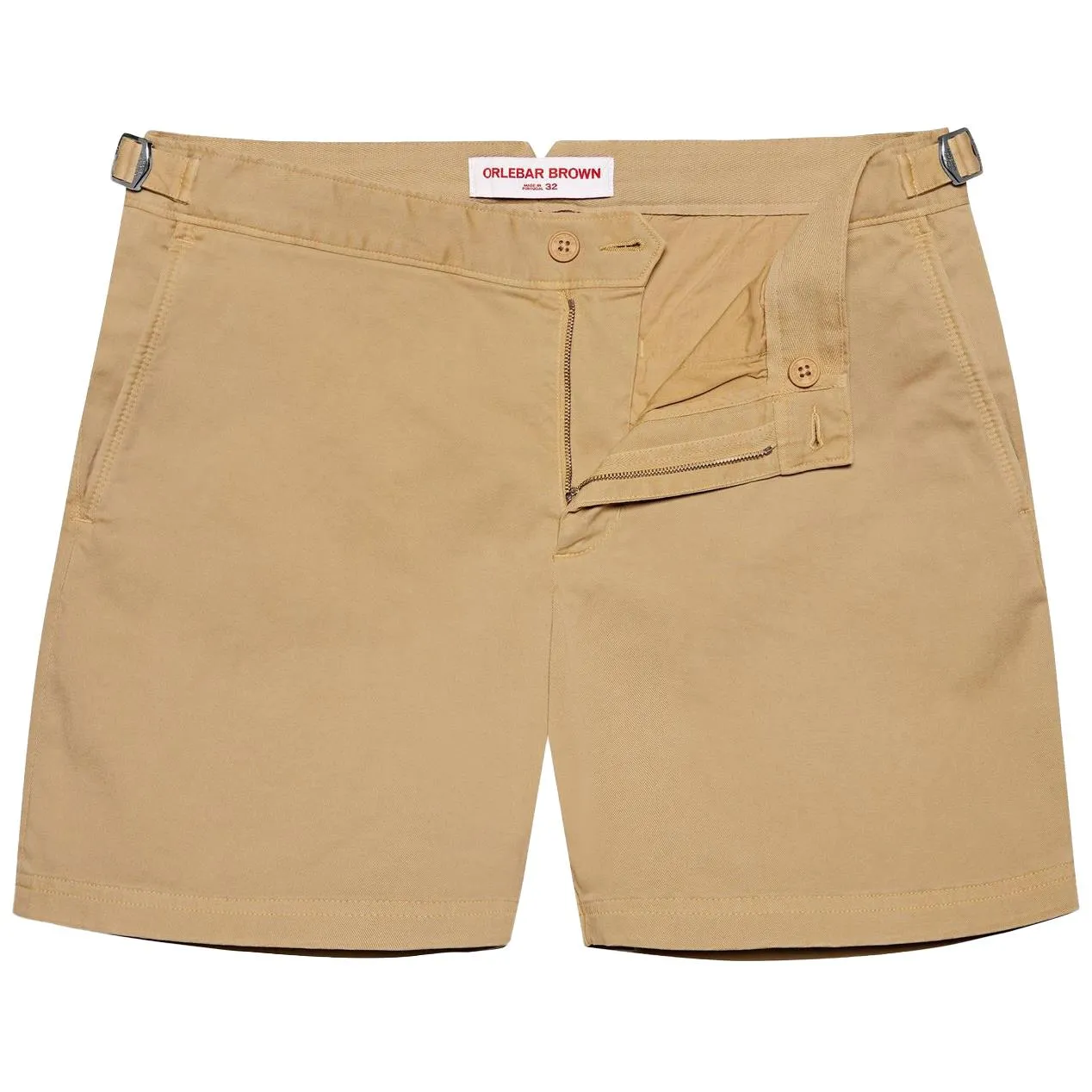 Bulldog Stretch Cotton Shorts Sand Dune Brown - SS24