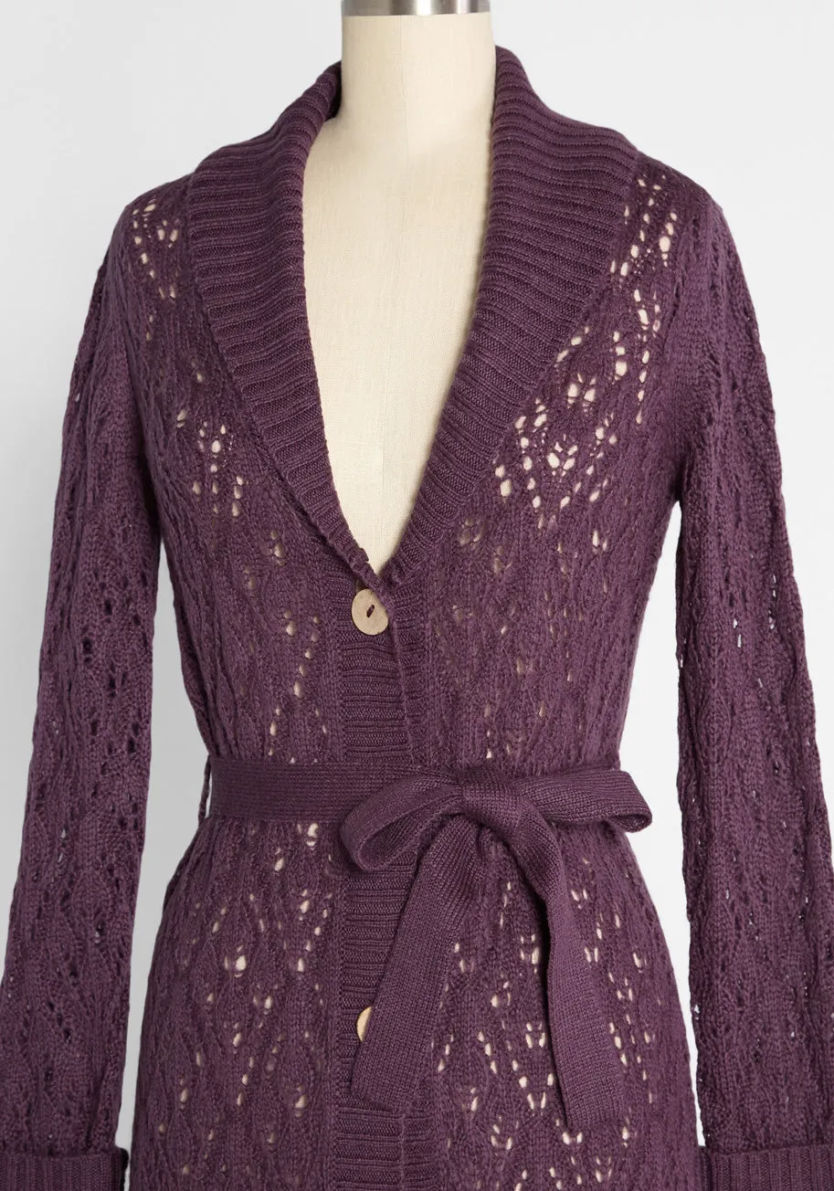 Bursting Berry Cardigan