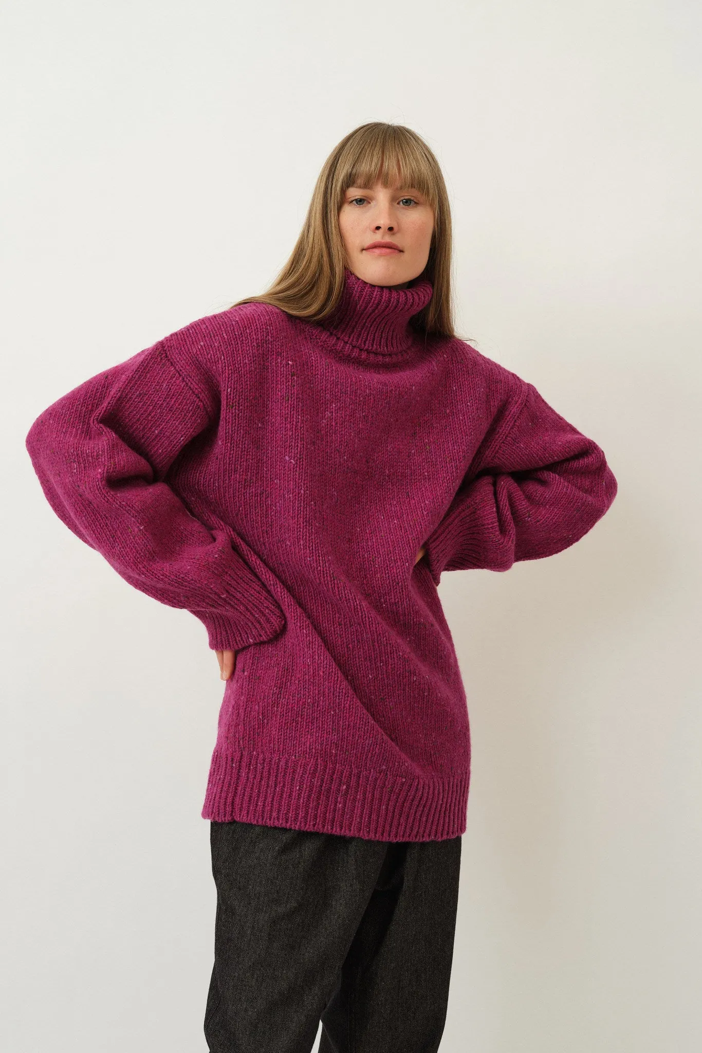 Camilla Sweater — Plum