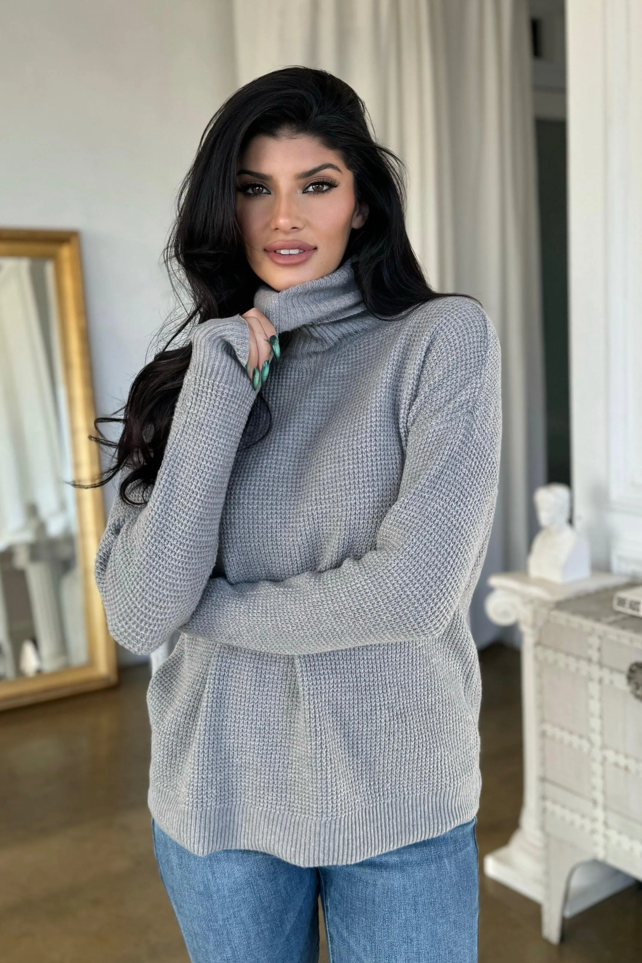 CARMEL TURTLENECK SWEATER