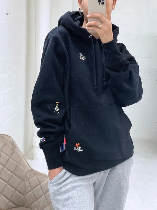 Champion Disney's Mickey & Friends Reverse Weave PO Hoodie Black S2974 592155 003