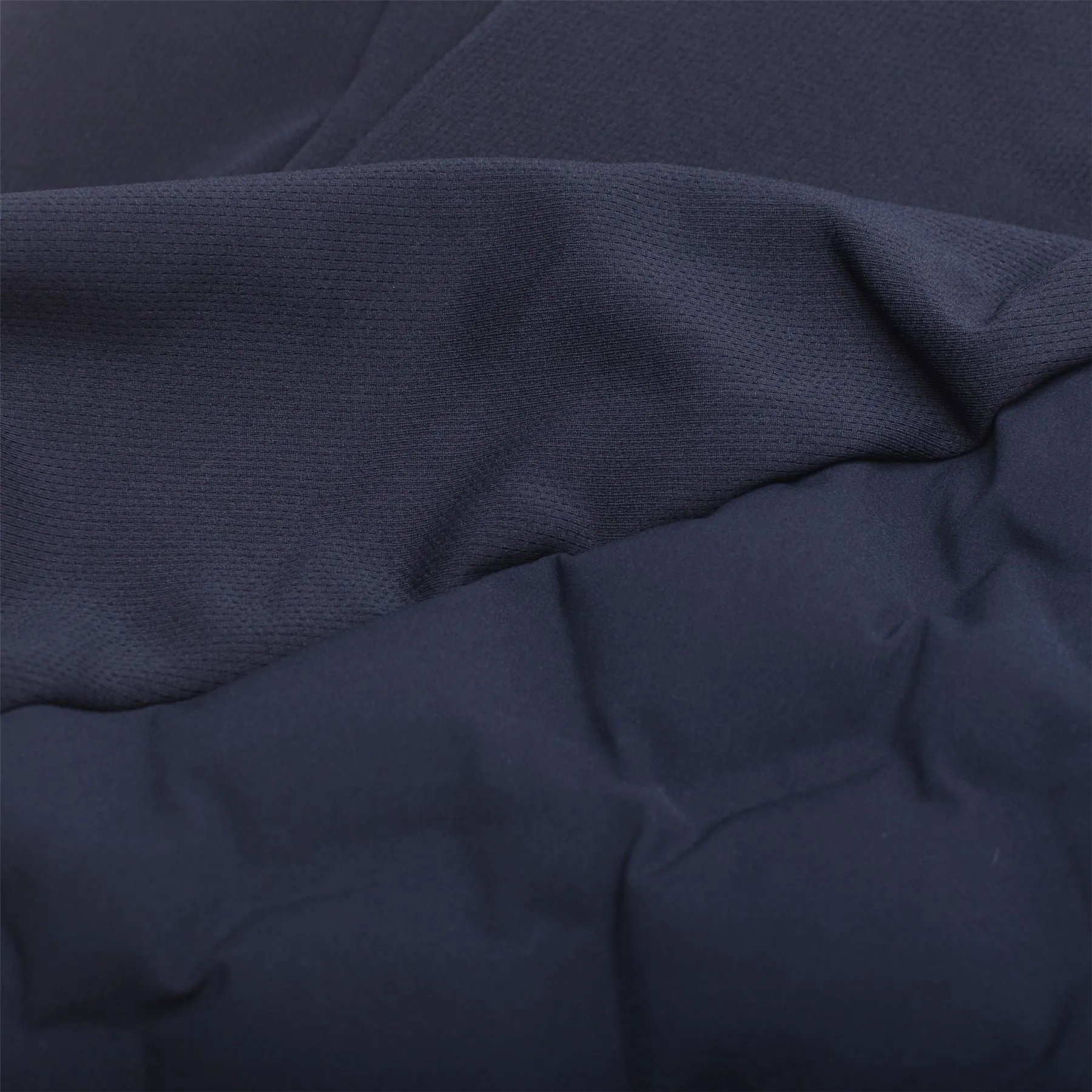 Check Quilt Back Fleece Jacket Dark Navy - SS23