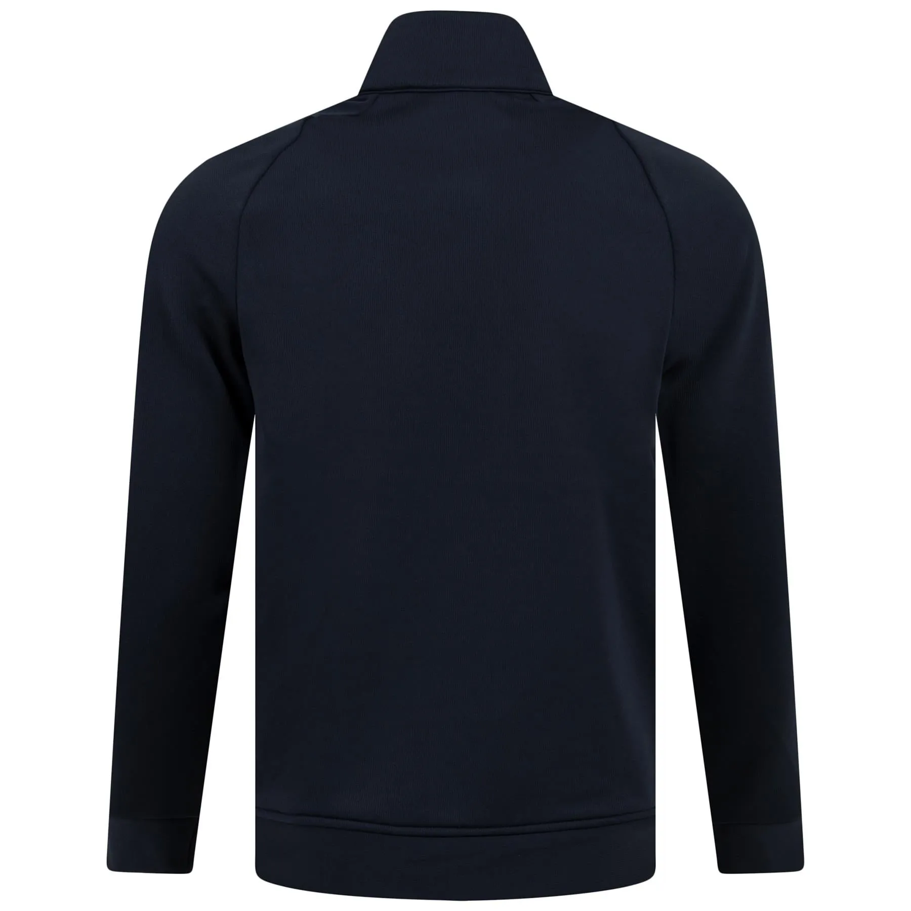 Check Quilt Back Fleece Jacket Dark Navy - SS23