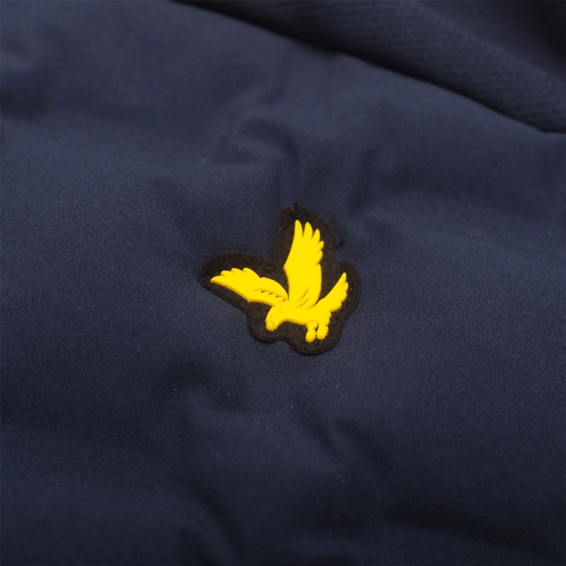 Check Quilt Back Fleece Jacket Dark Navy - SS23