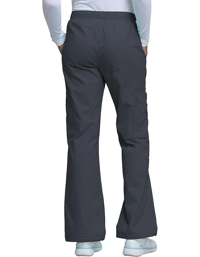 Cherokee WorkWear Women's Straight Leg Petite Scrub Pants