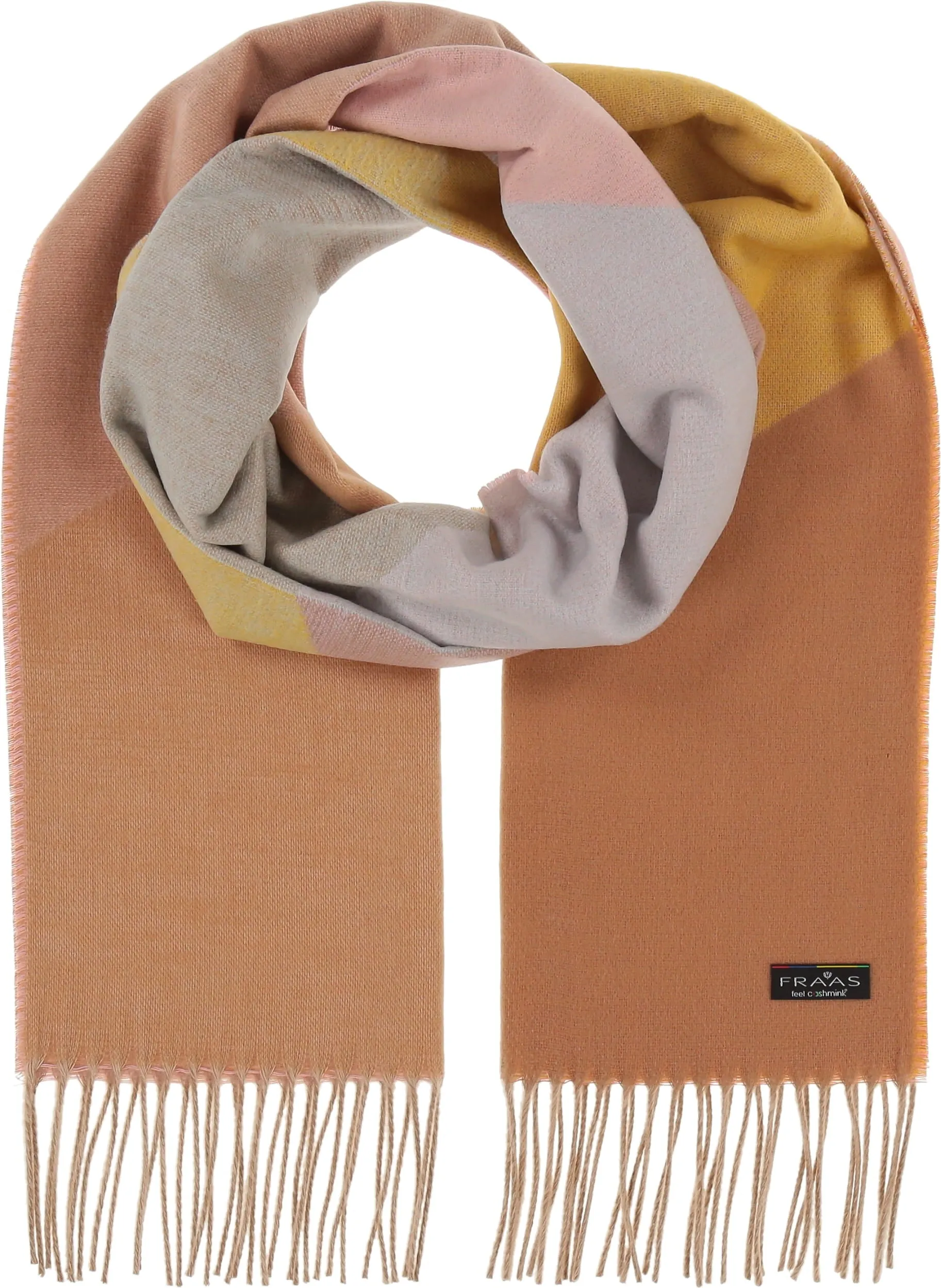 Chevron colour Block Cashmink® Scarf