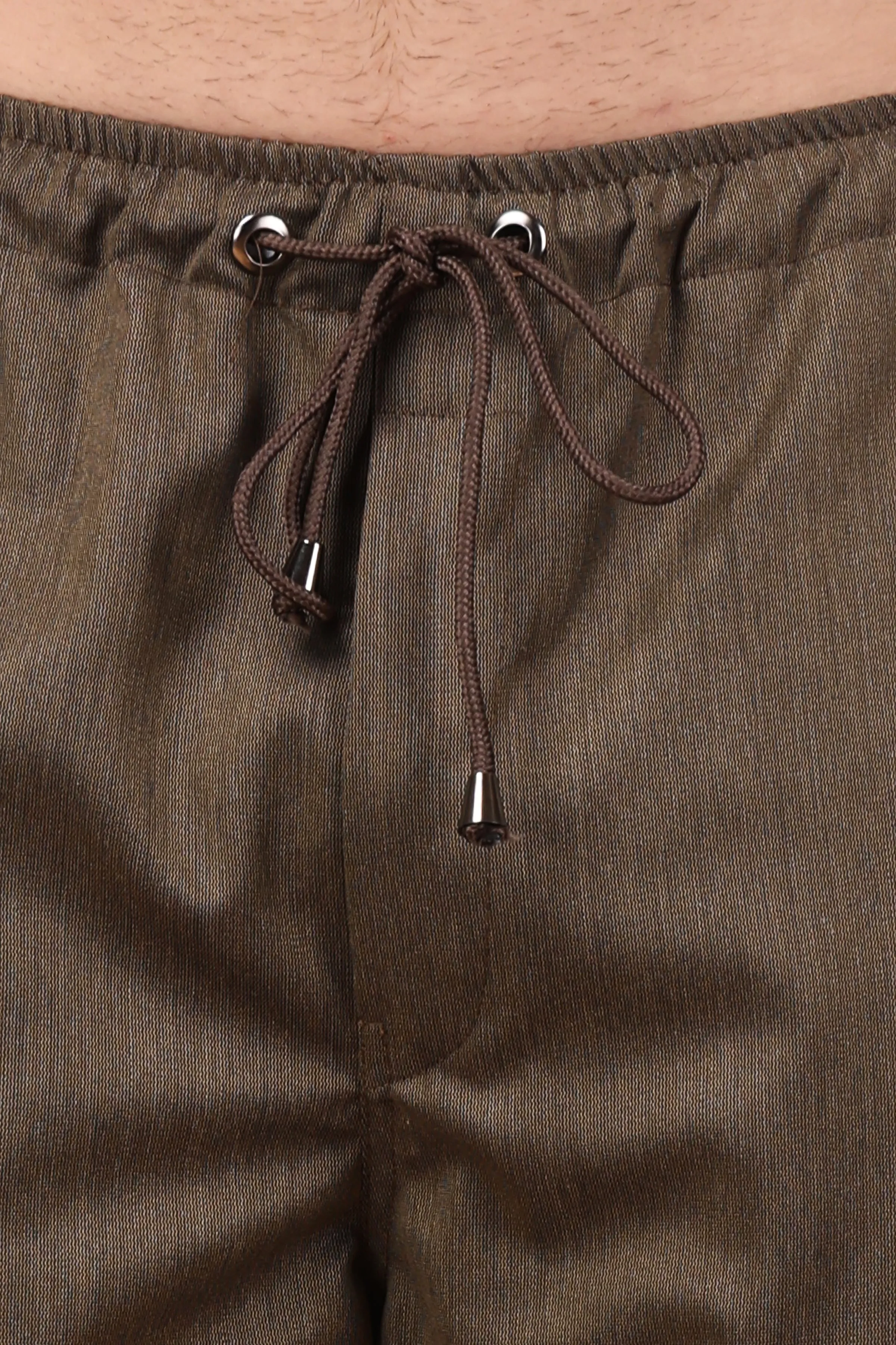 Cinnamon Textured Stretchable Cargo