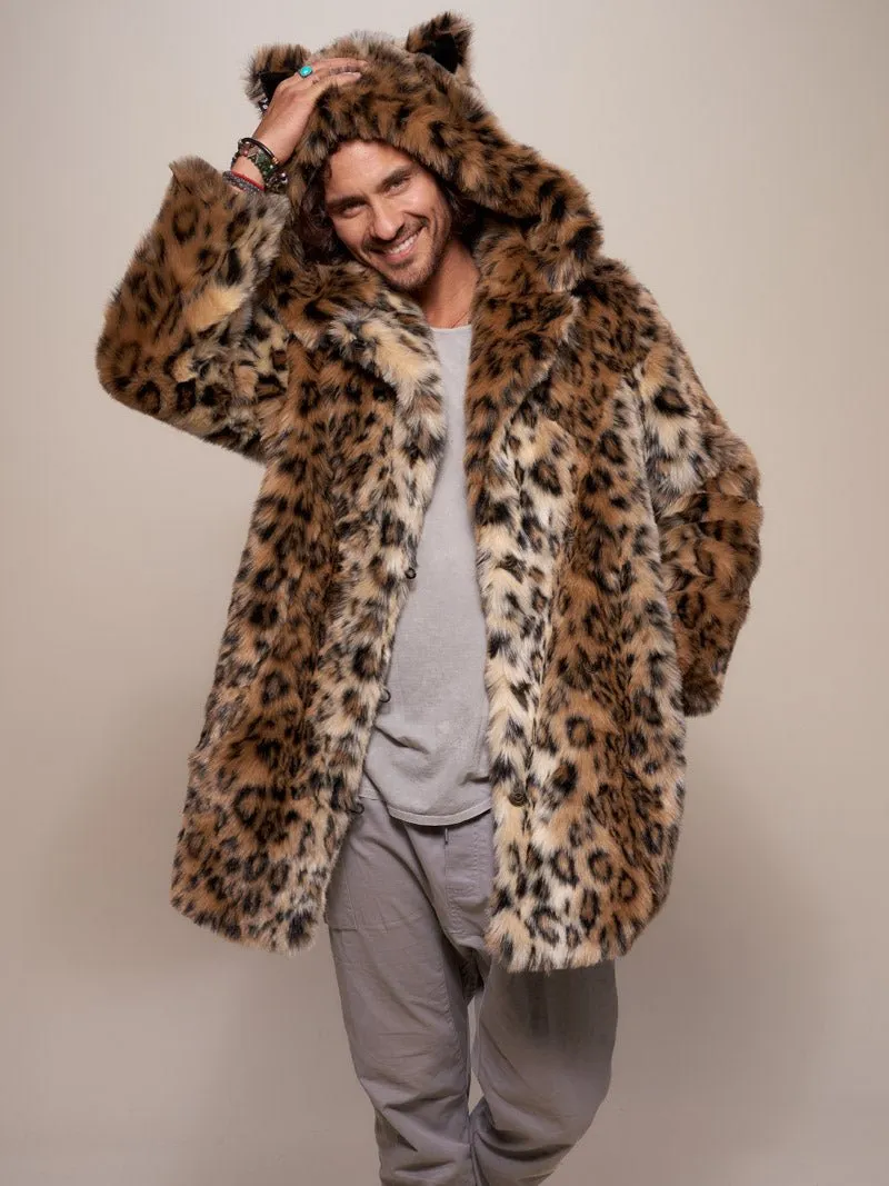 Classic Leopard Faux Fur Coat