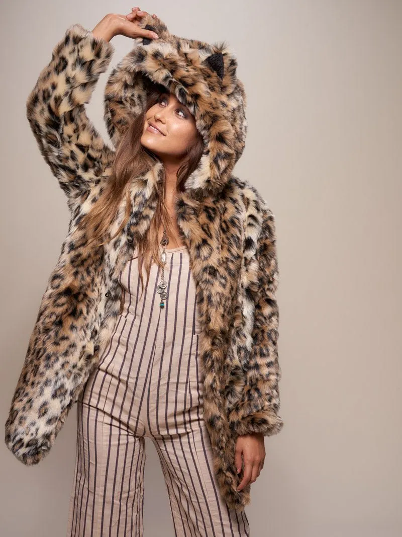 Classic Leopard Faux Fur Coat