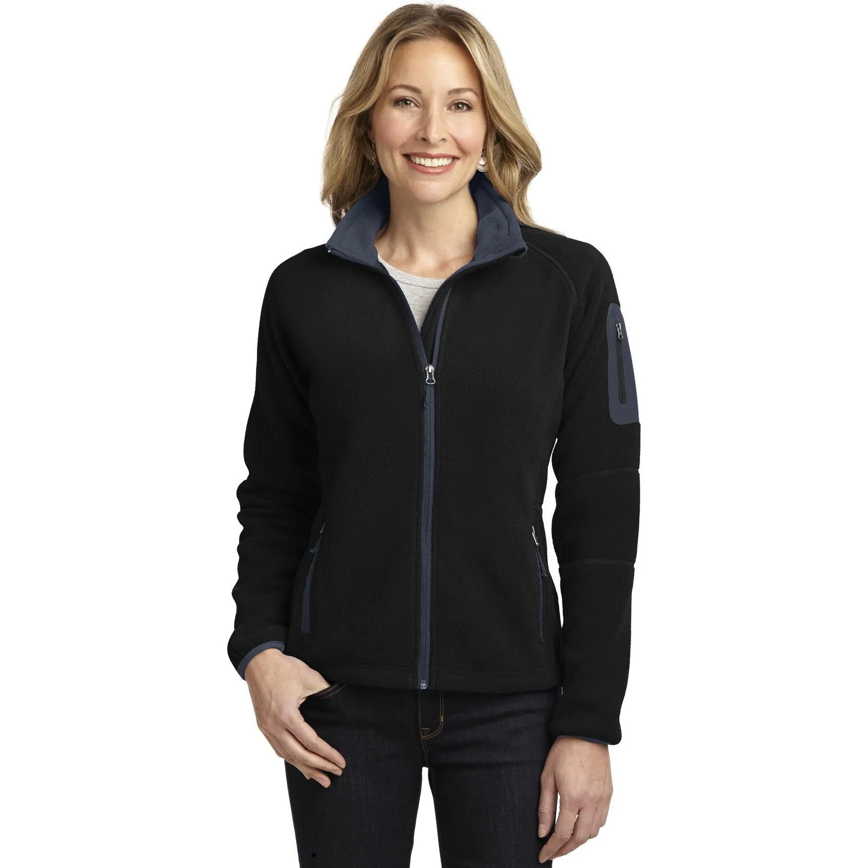 CLOSEOUT - Port Authority Ladies Enhanced Value Fleece Full-Zip Jacket