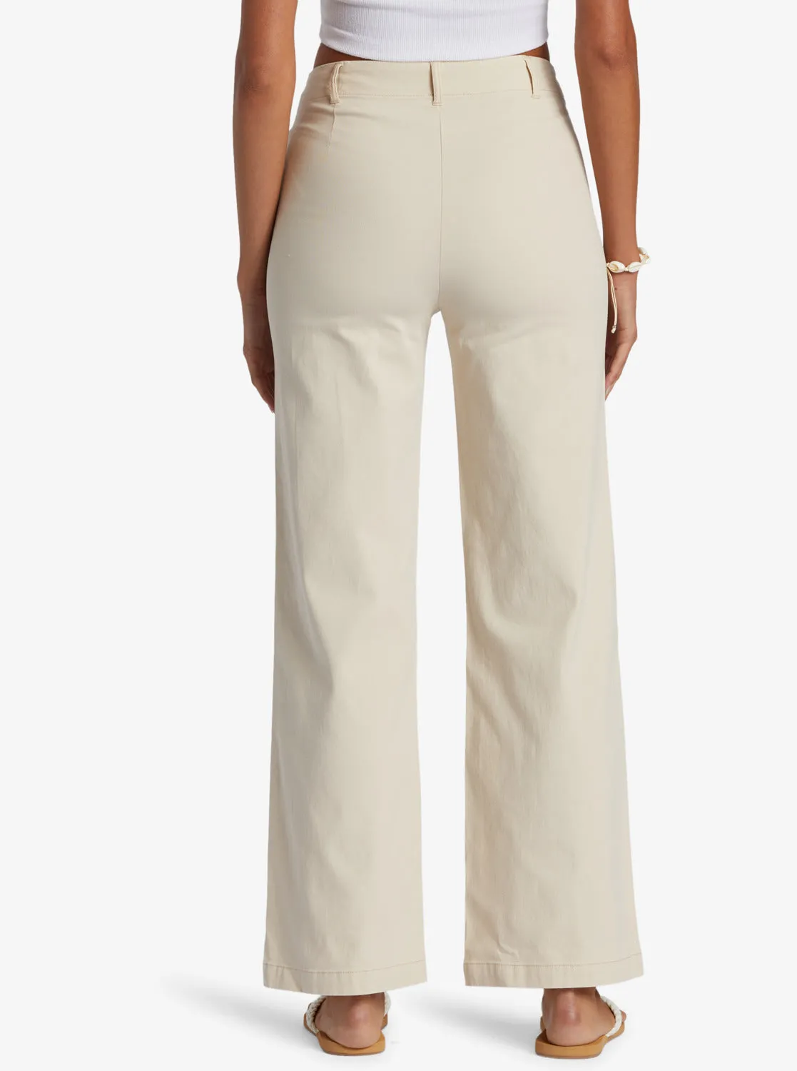 Coastal Cruiser Wide Leg Pants - Tapioca