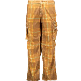 Corduroy Printed Cargo Pants Woven